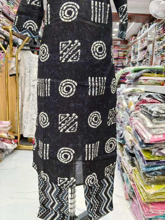 Pure Cotton 3 Pcs Salwar Set - PCS29