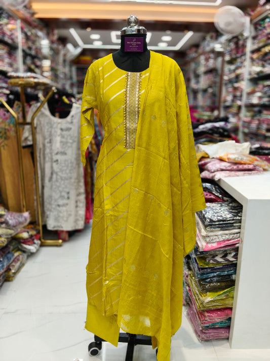 Premium Party Wear 3 Pcs Salwar Set - PSS
