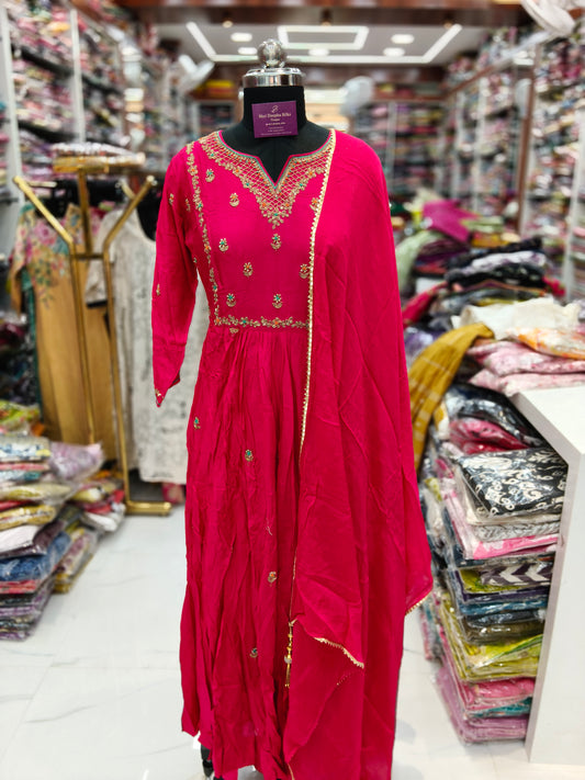 Premium Party Wear 3 Pcs Salwar Set - PSS
