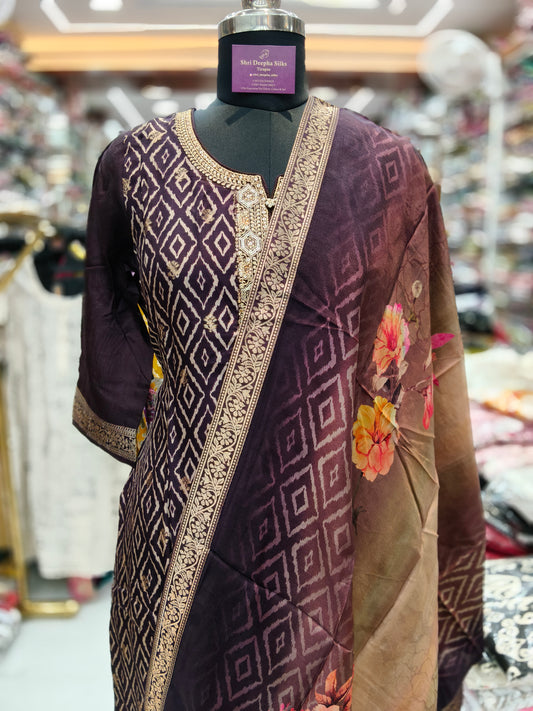 Premium Party Wear 3 Pcs Salwar Set - PSS