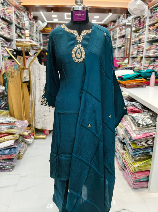 Premium Party Wear 3 Pcs Salwar Set - PSS