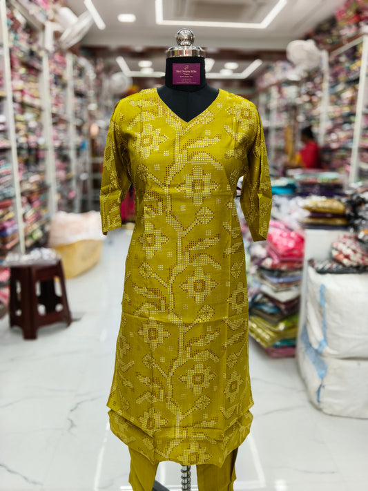 Casual Wear Vatican Silk 3 Pcs Salwar Set - JVSS03