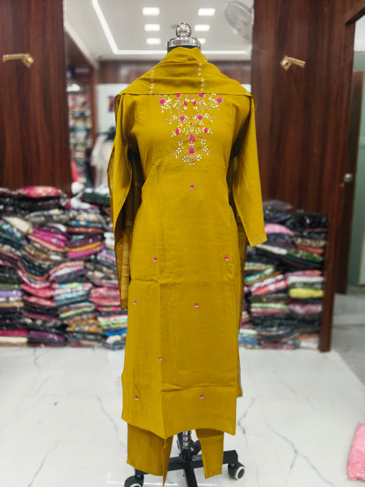 Premium Party Wear 3 Pcs Salwar Set - PSS