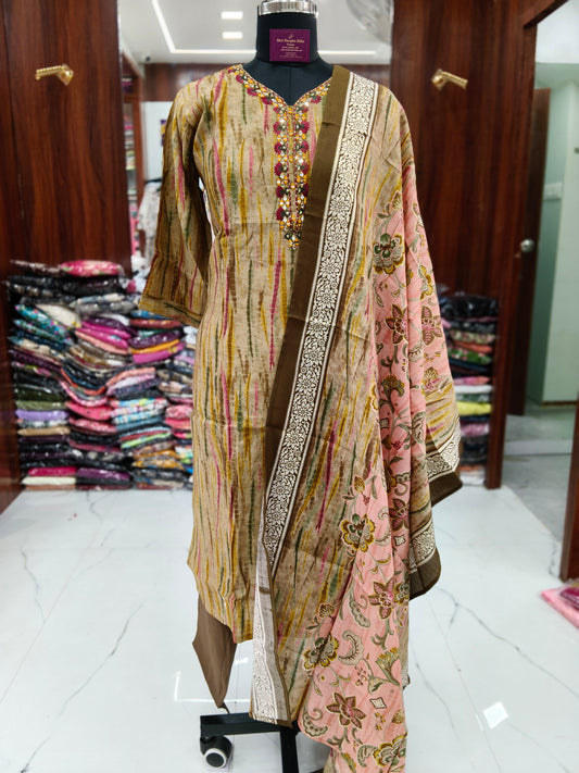 Premium Party Wear 3 Pcs Salwar Set - PPSS23