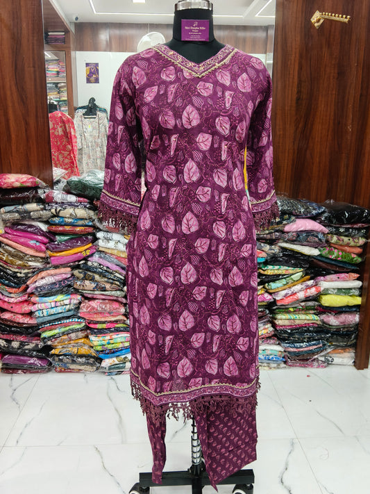 Premium Party Wear 3 Pcs Salwar Set - PPSS40