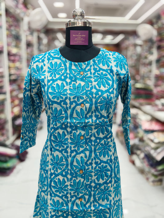 Pure Cotton Aline Kurti - ALKT40