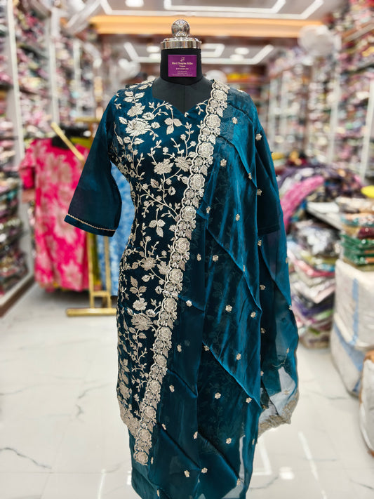 Premium Party Wear 3 Pcs Salwar Set - PPSS05