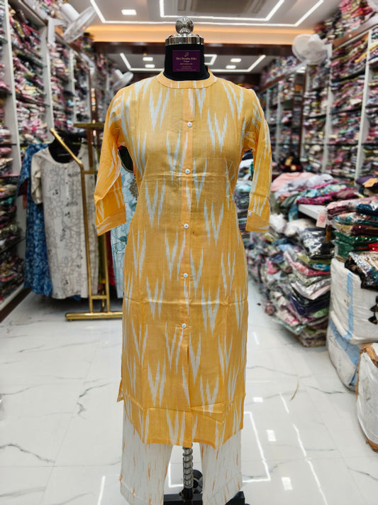 Pure Cotton 3 Pcs Salwar Set - PCSS21