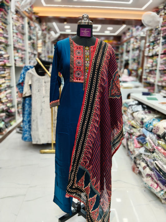 Premium Party Wear 3 Pcs Salwar Set - PPSS43