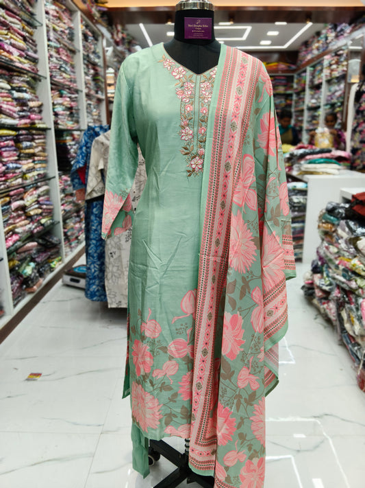 Premium Party Wear 3 Pcs Salwar Set - PPSS45