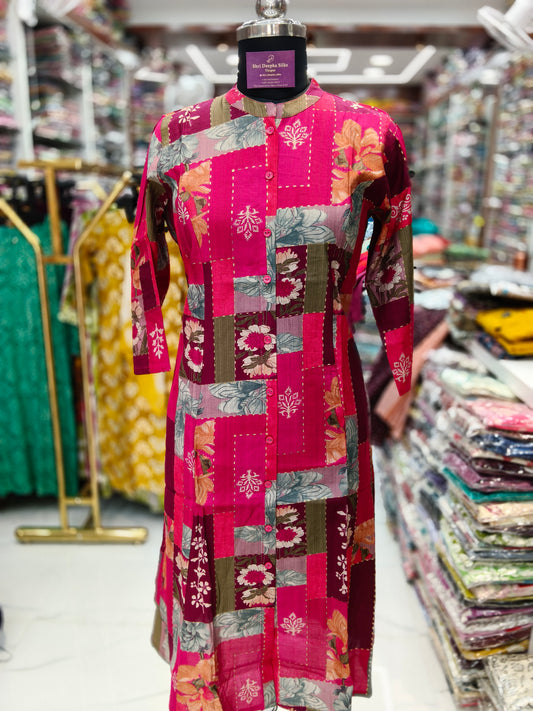 Vatican Silk Aline Kurti - ALKT07