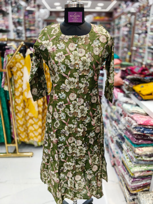 Vatican Silk Aline Kurti - ALKT09