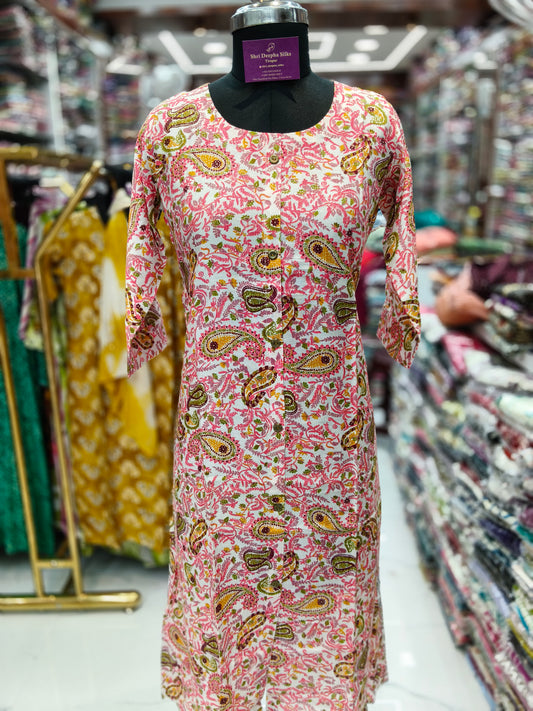 Vatican Silk Aline Kurti - ALKT10