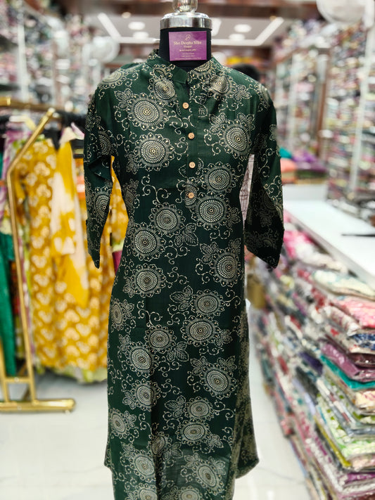 Vatican Silk Aline Kurti - ALKT16