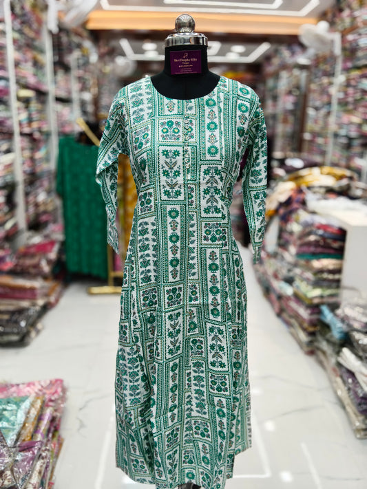 Vatican Silk Aline Kurti - ALKT32