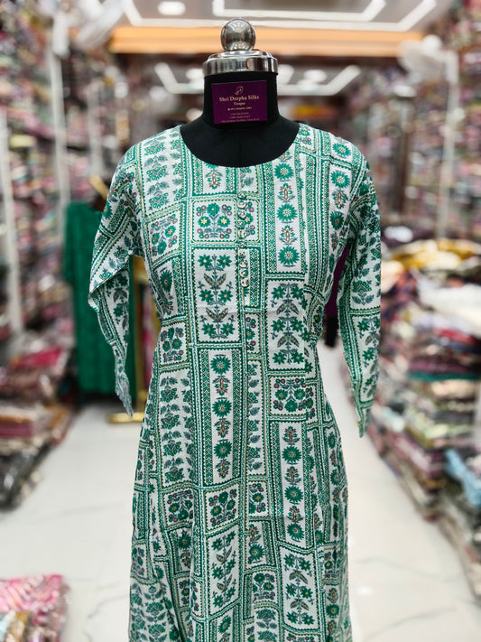 Vatican Silk Aline Kurti - ALKT32