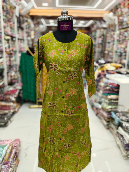 Vatican Silk Aline Kurti - ALKT47