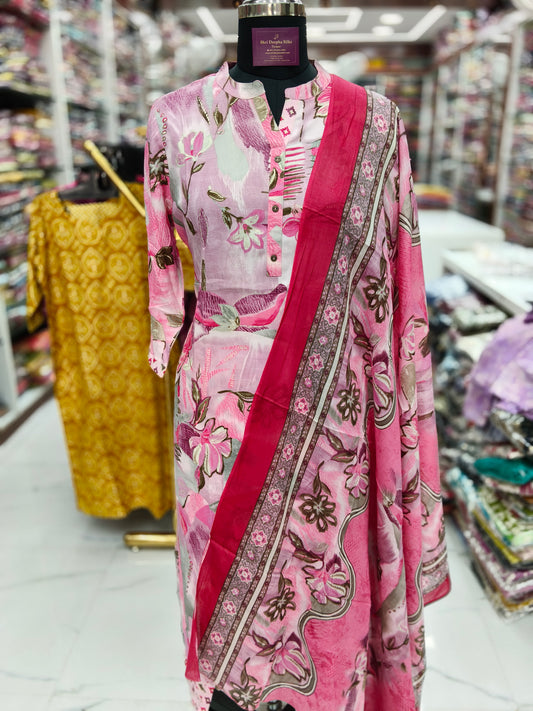 Casual Wear Spun Cotton 3 Pcs Salwar Set - CWSS04