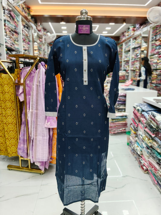Cotton Straight Cut Kurti - SCKT37
