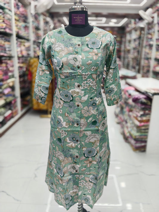 Vatican Silk Aline Kurti - ALKT59