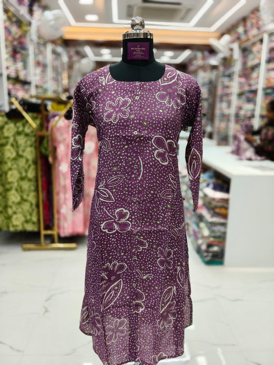 Vatican Silk Aline Kurti - ALKT73