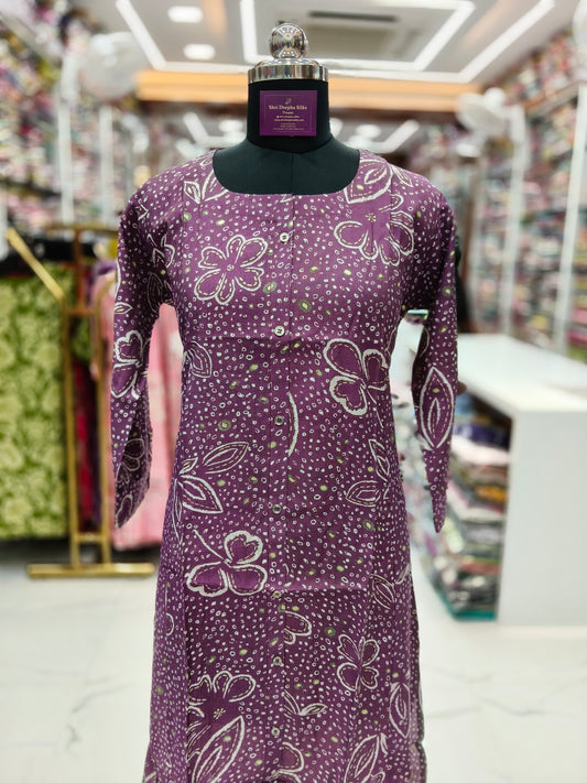 Vatican Silk Aline Kurti - ALKT73
