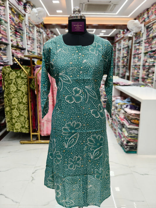 Vatican Silk Aline Kurti - ALKT74