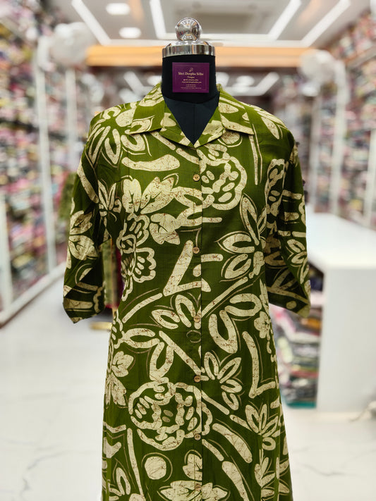 Aline Collar Neck Vatican Silk Co Ord Set - ACCS12