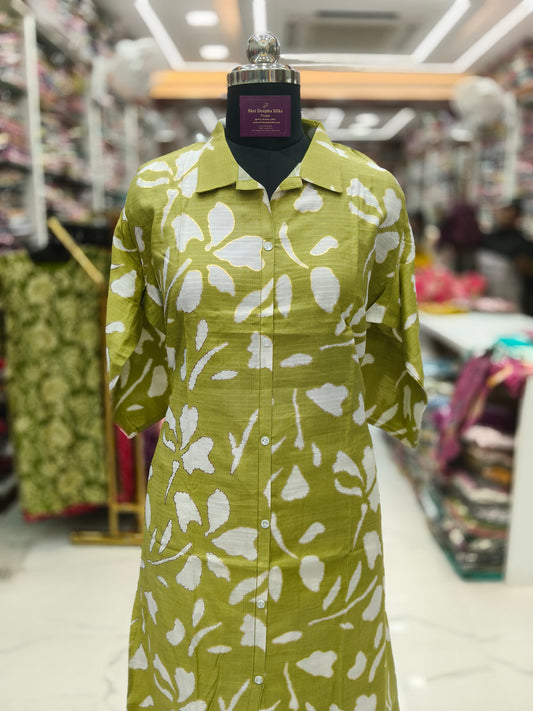 Aline Collar Neck Vatican Silk Co Ord Set - ACCS22