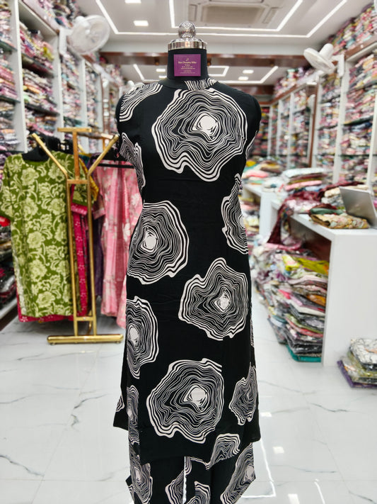 Aline Halter Neck Spun Cotton Co Ord Set - AHCS07