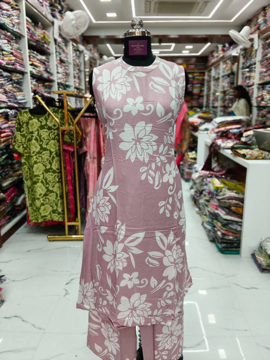 Aline Halter Neck Spun Cotton Co Ord Set - AHCS08