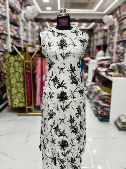 Aline Halter Neck Spun Cotton Co Ord Set - AHCS10