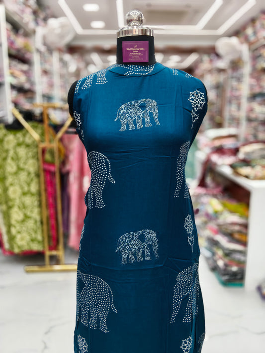 Aline Halter Neck Spun Cotton Co Ord Set - AHCS12