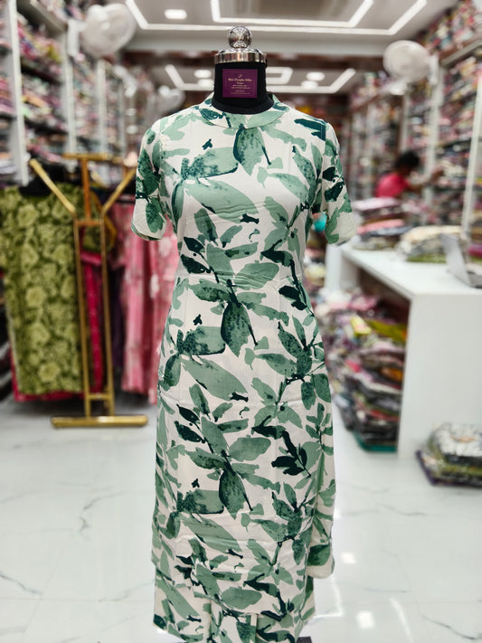 Aline Halter Neck Spun Cotton Co Ord Set - AHCS15