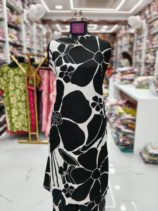 Aline Halter Neck Spun Cotton Co Ord Set - AHCS16