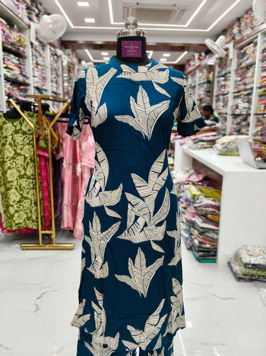 Aline Halter Neck Spun Cotton Co Ord Set - AHCS22