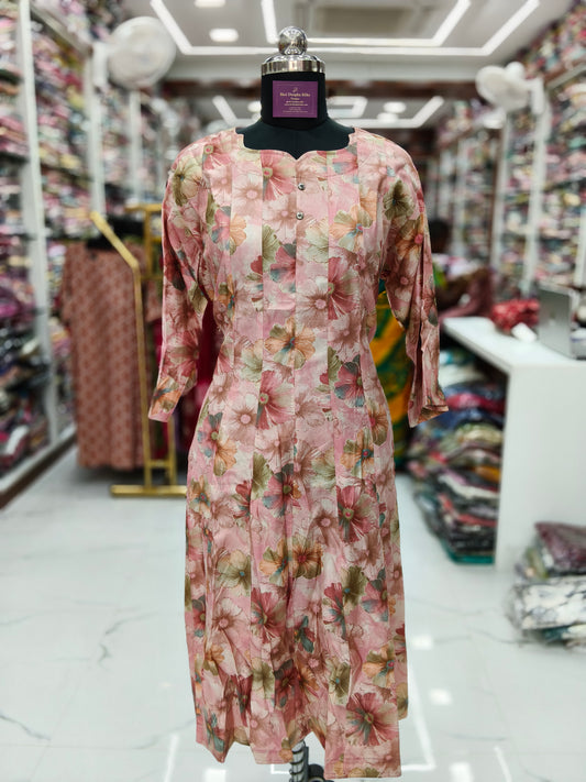 Vatican Silk Aline Kurti - ALKT76