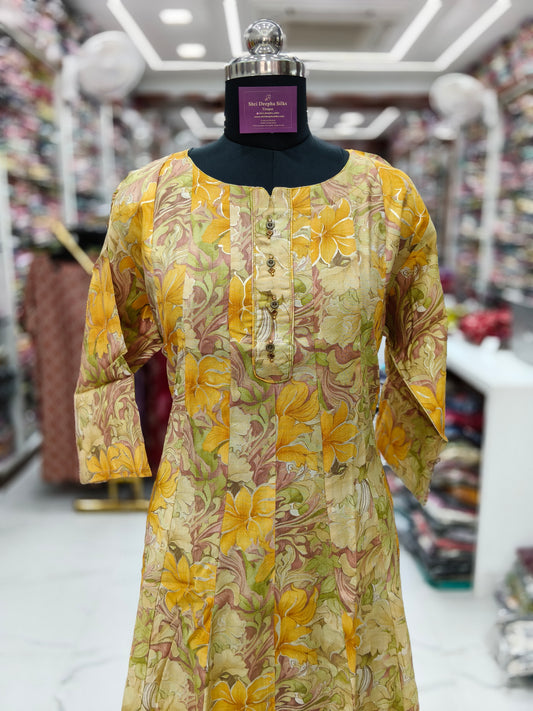Vatican Silk Aline Kurti - ALKT79