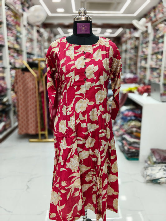 Vatican Silk Aline Kurti - ALKT82