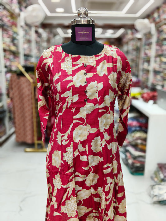 Vatican Silk Aline Kurti - ALKT82