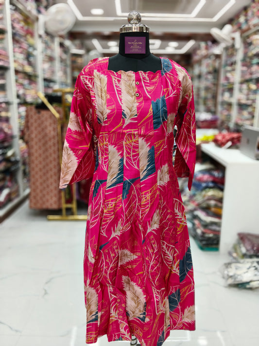 Vatican Silk Aline Kurti - ALKT87