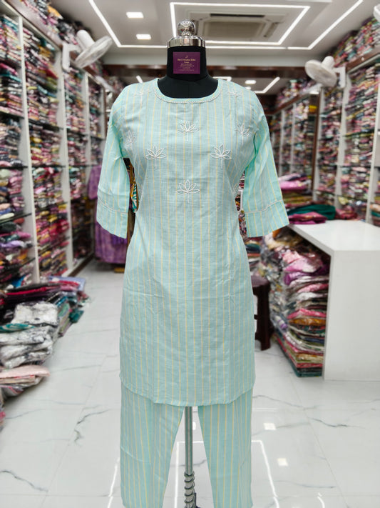 Premium Linen Cotton Co Ord Set - LCCS04