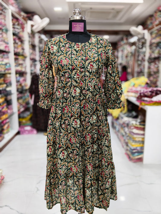 Jaipur Cotton Puff Midi - JPMD07