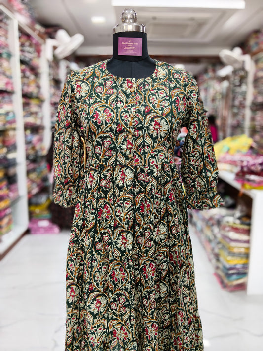 Jaipur Cotton Puff Midi - JPMD07