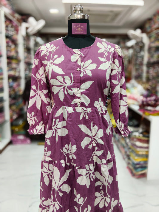 Jaipur Cotton Puff Midi - JPMD09