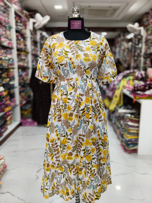 Jaipur Cotton Puff Midi - JPMD10