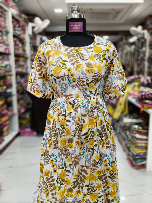 Jaipur Cotton Puff Midi - JPMD10