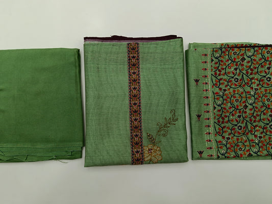 Chanderi Silk Unstitched Salwar Material