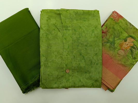 Shimmer Silk Unstitched Salwar Material