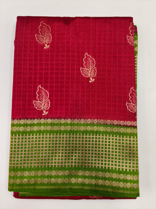 Semi Banarasi Silk Saree